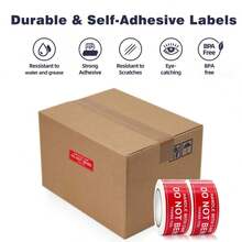 Do Not Bend Stickers - Warning Stickers For Shipping Fragile Handle With Care Strong Adhesive Fragile Labels Packing 250 Permanent Adhesive Labels Per Roll (Do Not Bend) - View 4