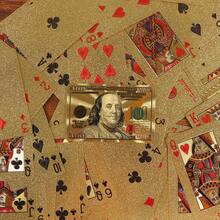 Silver Foil $100 Bill Pattern Waterproof Playing Cards, Premium Metallic Tone Poker Card Set, Suitable For Game Night, Party, Creative Collection - Multicolor - View 9