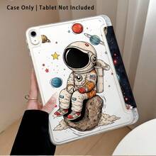 Funda protectora para tableta con soporte y efecto pintado de astronauta, planeta y estrella, compatible con Honor 8/9/10/X8/X8A/X9/X8Pro/X9Pro, MatePad SE 11 pulgadas/MatePad 11 pulgadas/11.5 pulgadas, MatePad Pro, Apple 10ª/11ª generación 2025 (A16), Galaxy Tab A7/A9 y otros modelos populares - Estilo 5 - Ver 6
