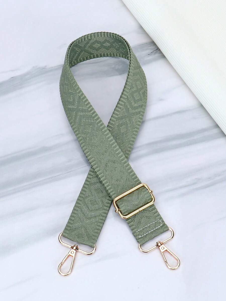 Correa de bolso ajustable bordada para bolso de mano y bolso bandolera - Verde - Ver 1