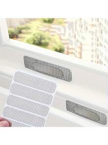 5/8/10pcs Self-Adhesive Stainless Steel Insect Screen Drain Filter Sticker, Suitable For Doors And Windows - Multiple Specifications - View 4