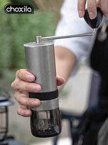 choxila 1 External Adjustable Grinder, Manual Coffee Bean Grinder, Stainless Steel Seven Angle Grinding Core, Multi-Level Adjustment, Suitable For Various Coffee Utensils, Coffee Accessories, Camping, And Homes - Hand Grinder - View 4