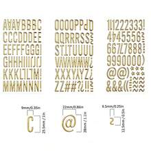 3 Sheets, Total 170pcs 3D Gold Metal Letter & Number Stickers, Self-Adhesive, Suitable For DIY Crafts, Scrapbooking, Stationery, Back To School, Handmade Gifts, Greeting Cards, Logos, Party Decorations And More - Multicolor - View 1