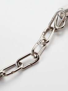 Anti-Theft Chain - Door Lock Buckle Door Stopper, Door Bolt Safety Chain/Security Lock - Room Door Safety Lock, Hotel Door Anti-Theft Lock - A - View 9