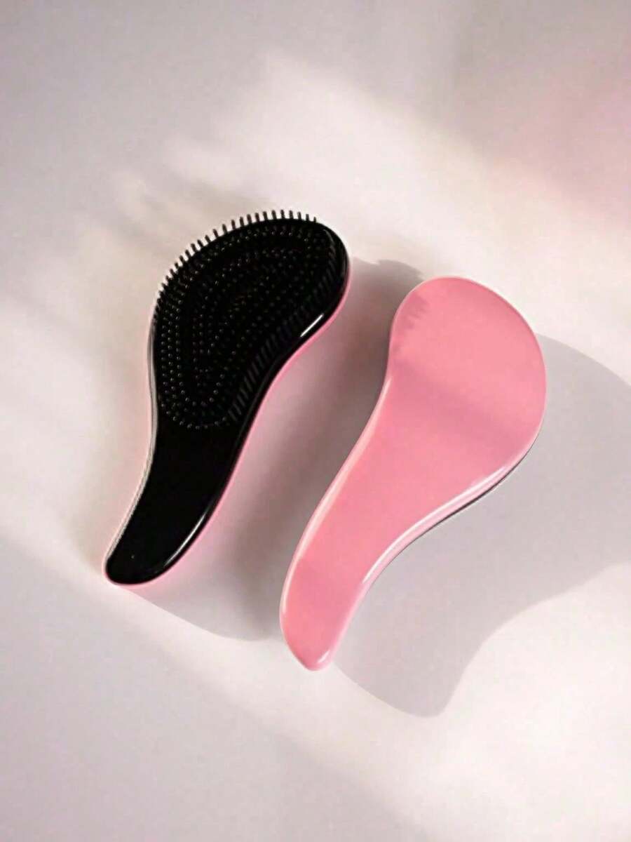 1pc Unisex Painless Detangling Comb, Suitable For Wet And Dry Hair, Anti-Hair Loss Comb, Hair Styling Tool, Essential Travel Hair Care Accessory - A - View 1