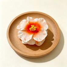 1 Large Hawaiian Hibiscus Hair Clip Tropical Beach Flower Claw Clip Women's Hair Accessory Hairpin - Orange - View 2