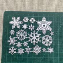 1件雪花金屬模切片，用於卡片製作的金屬切割模具，適合剪貼簿紙藝手工 DIY 壓花 - MC1129 - 查看 8