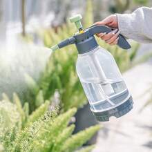 1pc 0.5 Gallon Handheld Pressure Sprayer, 2L Garden Pressure Spray Bottle, 68oz Water Spray Bottle With Safety Valve, Adjustable Nozzle, Suitable For Watering, Plant Spraying, Home Cleaning, Fertilizing - Watering Can - View 5