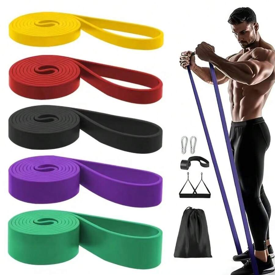 Pull-Up Assist Band, Home Workout Resistance Band, Fitness Training Resistance Band Set, Suitable For Muscle Exercise And Physical Training - A - View 1
