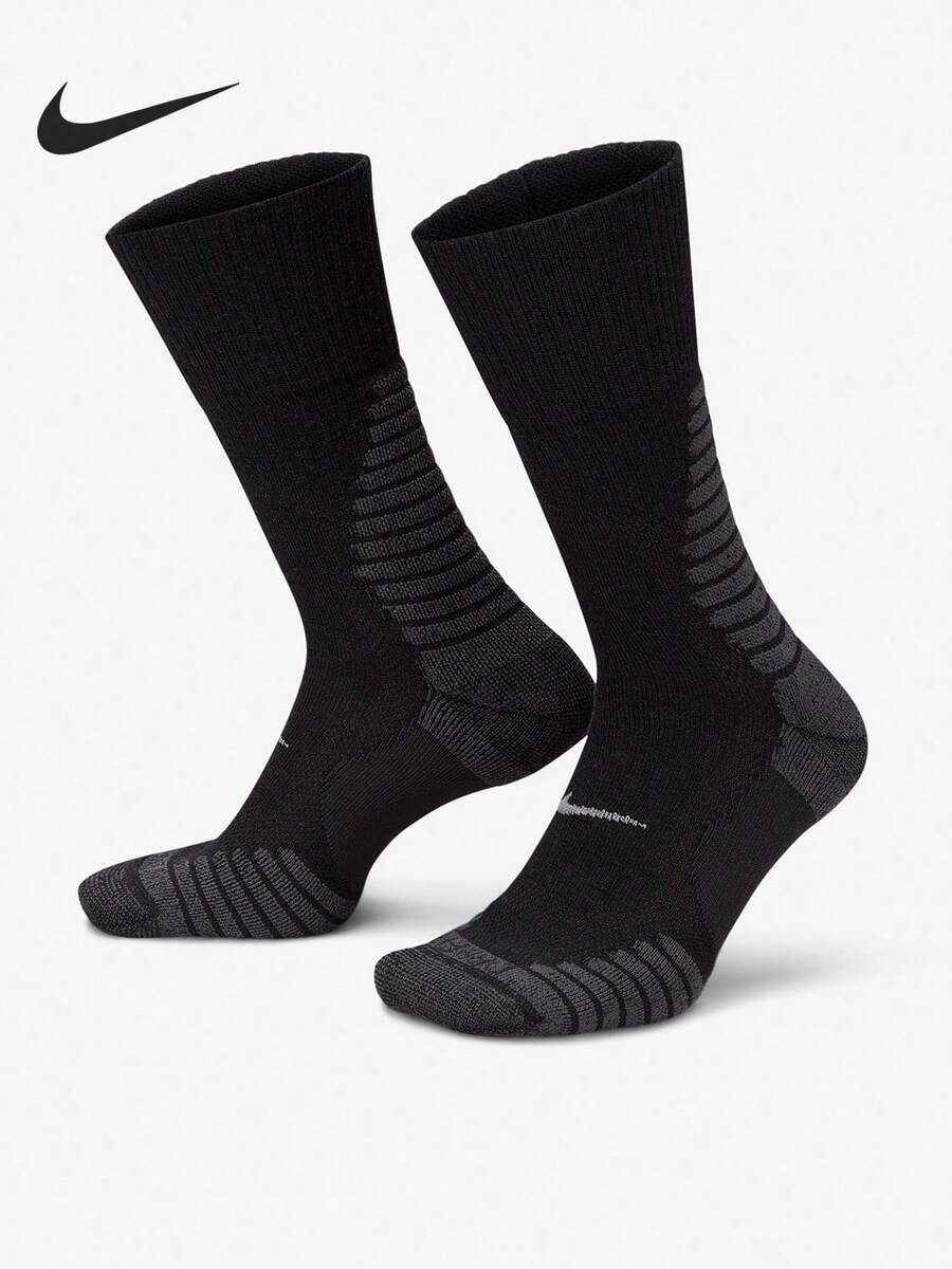 Nike Authentic 2022 Autumn/Winter New Unisex Sports Socks 1 Pair DQ6450-010 - DQ6450-010 - View 1
