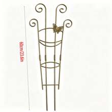 Plant Climbing Trellis, Butterfly Decor, Rust-Proof Plastic Plant Support, Suitable For Potted Vines And Flowers, Indoor And Outdoor Garden Supplies, Summer Essential, Back To School, Graduation Season, Gardening Supplies, Camping, Garden Decoration, Plant Stand. - B - View 5