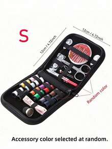 1pc Portable Sewing Tool Set, 10pcs Home Sewing Tool Kit Including Thread Box, Needles, Threader And Handmade Sewing Supplies. Suitable For Valentine's Day, Wedding, Birthday, Sewing Projects, Handmade Crafts, Sewing Supplies, Knitting, Sewing Accessories And Back To School Season. - Multicolor - View 6