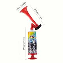 1PC/1set Portable Manual Horn - Reusable Horn, Suitable For Football Matches, Cheering And Emergencies - Multicolor - View 5