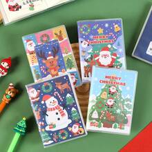 A7 Christmas Glue-Bound Notebook 62 Sheets Eye-Protection Color Student Mini Portable Waterproof Notepad Wholesale - Multicolor - View 8