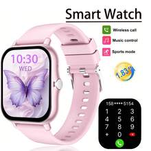Full Touch Screen Smart Watch, Supports Wireless Calling, Pedometer, Music Control And Fitness Functions, Compatible With Android/IOS Phones, Equipped With 180mAh Battery, Ideal Gift Choice For New Year, Valentine's Day, Easter And Christmas - Multicolor - View 17