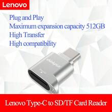Lenovo Micro SD Card Reader, USB-C To SD Card Reader, Type-C TF Memory Card Reader (With USB-C To USB Adapter), Mepsies USB OTG Card Reader (Compatible With Laptops, Galaxy Phones, Etc.) - Silver - View 9