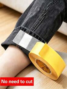 2/1 Roll Multi-Purpose Double-Sided Non-Slip Fabric Tape, Pre-Cut No Cutting Needed Adhesive Tape, Washable And Reusable, Suitable For Jeans Hems, Skirt Hems, Table Runners, Carpets, Practical Home Clothing Fixing Non-Slip Decorative Accessory Tape - Multiple Styles - View 2