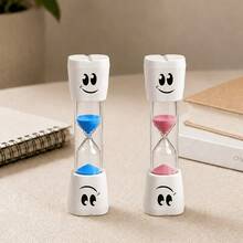 Smiling Teeth 2min/3min , Multi-Color Toothbrush Timer, Compact Fun For Brushing Teeth, Kitchen Cooking, Toilet Training, Halloween, Christmas Gift - Hourglass - View 2