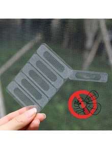 5/8/10pcs Self-Adhesive Stainless Steel Insect Screen Drain Filter Sticker, Suitable For Doors And Windows - Multiple Specifications - View 6