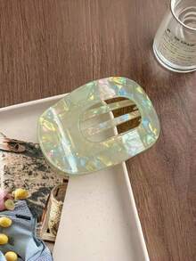 1/3件裝 醋酸纖維髮夾 平面圓形抓夾 半紮髮/盤髮髮夾 髮飾 - 彩色 - 查看 12