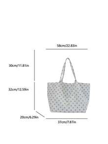 Funky Fashionable Stylish Leopard Print With Adjustable Strap Large Capacity Tote Bag, Everyday Bag, Etc. Perfect For Daily Use Suitable For Traveling - Multicolor - View 3