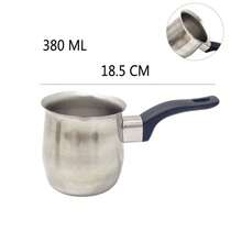 Stainless Steel Milk Pot Non-Slip Handle Small Saucepan, Multi Size Pour Spout Coffee Milk Warmer For Stovetop Induction Cooker, Portable Turkish Coffee Pot For Home Kitchen Heating Milk Chocolate - Multicolor - View 15