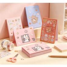 20PCS/Cartoon Cute Ins Student Card Message Blessing Card Holiday Birthday Envelope Greeting Card Can Add Blessings - Greeting Card - View 3