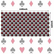 1 buah/3 buah Taplak Meja Plastik Kartu Poker, Dicetak dengan Pola Sekop, Raja, Ratu, Jack dan Sepuluh, Ukuran 54*108 Inci, Taplak Meja Sekali Pakai, Cocok untuk Malam Poker, Pesta Ulang Tahun dan Berbagai Dekorasi Meja Permainan Acara. - MultiWarna - View 4
