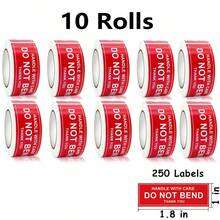 Do Not Bend Stickers - Warning Stickers For Shipping Fragile Handle With Care Strong Adhesive Fragile Labels Packing 250 Permanent Adhesive Labels Per Roll (Do Not Bend) - View 12
