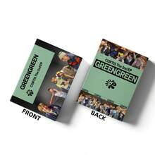 COR TIS Lo Mo Cards Set 55Pcs Per Box, Kp Op Idol Collection Photo Cards, Blue Lips & Green Green Series Hologram Postcards, Fan Merchandise Decorative Cards, Gift For Fans, Collectible Photo Cards For Collection And Decoration - Multicolor - View 12