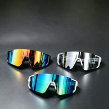 Multiple Pairs Men's Plastic Sports Cycling Decorative Fashion Glasses Suitable For Daily Wear, Photography, Shopping, Hiking, Travel And More - Multicolor - View 17