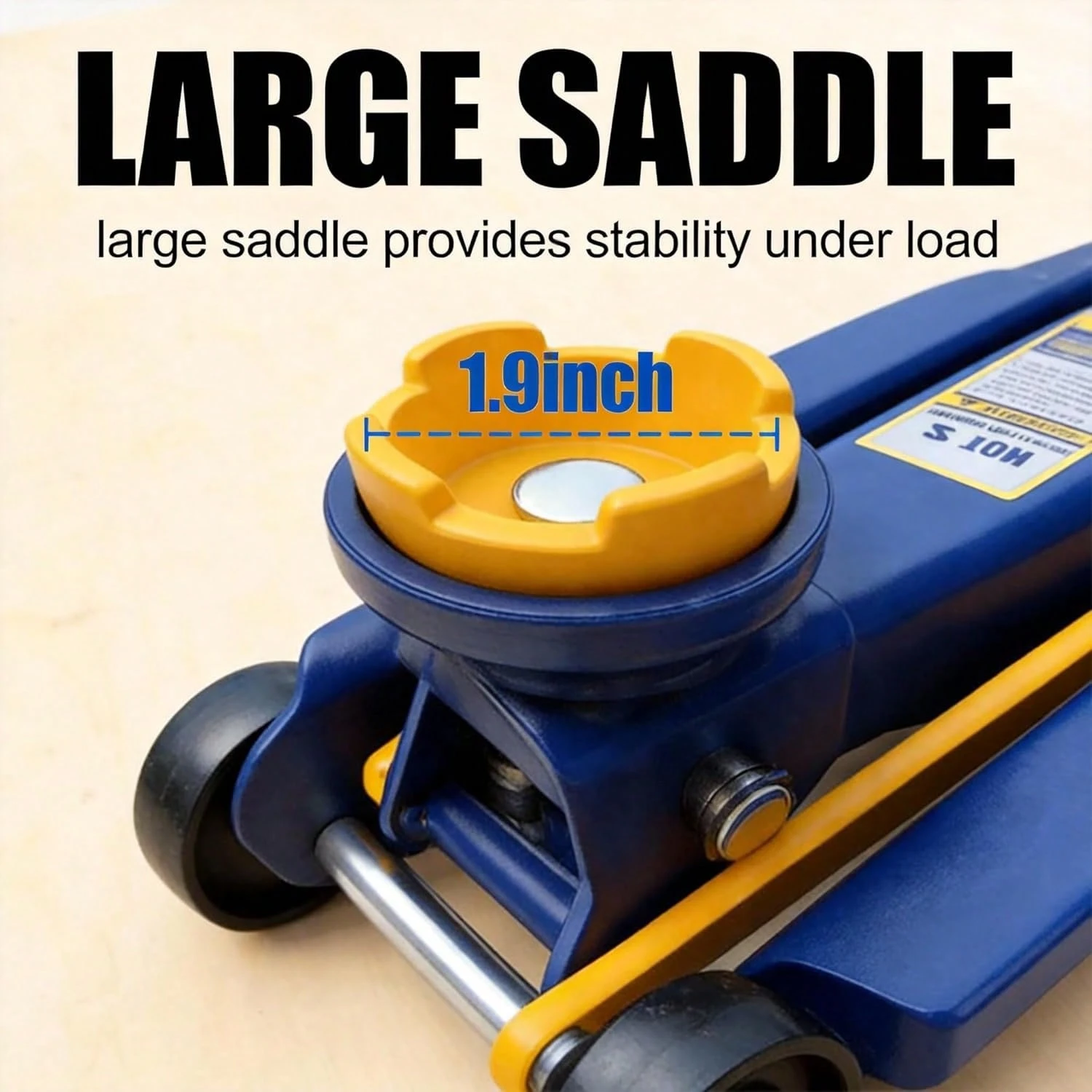 Blue 2 Ton Low Profile Hydraulic Floor Jack, 4000 Lbs Trolley Jack With Single Piston Pump, 5-1/8"–13" Lifting Range, Heavy Duty Steel Car Jack For Sports Cars, Sedans & SUVs - Blue - View 6