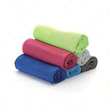 1pc Portable Cooling Towel Bottle, Reusable, Soft & Absorbent, Cool Feeling, Use Anytime Anywhere - Multicolor - View 4