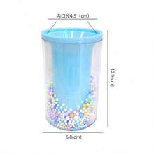 Colorful Square/Round Foam Pen Holder Student Gift Learning Stationery Desktop Storage Pen Holder Back To School Essential, First Day Of School - Multicolor - View 11