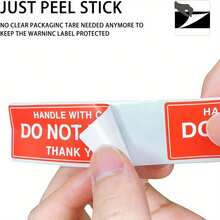 Do Not Bend Stickers - Warning Stickers For Shipping Fragile Handle With Care Strong Adhesive Fragile Labels Packing 250 Permanent Adhesive Labels Per Roll (Do Not Bend) - View 6