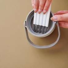 1pc Multi-Function Computer Cleaning Brush: Soft Bristle Keyboard Cleaning Brush, Gap Dusting Brush And Keycap Cleaning Brush, Insulated Cup Lid Gap Cleaning Brush, Curved Handle Deep & Shallow Gap Keyboard Brush, Baby Bottle Brush, Desktop Cleaning Set - Cleaning Brush - View 7