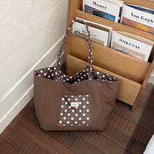 Funky Fashionable Stylish Leopard Print With Adjustable Strap Large Capacity Tote Bag, Everyday Bag, Etc. Perfect For Daily Use Suitable For Traveling - Multicolor - View 5