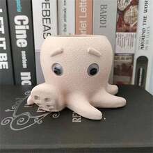 Octopus Shaped Flower Pot, Planter Pot For Indoor And Outdoor, Succulent Plant Pots, Plants Desk Display Resin Pots, Fower Arrangement Home Decoration - Irregular Shape - View 7