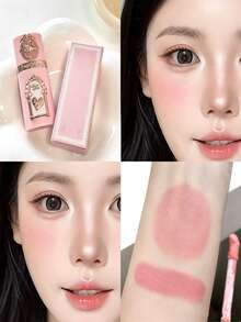 1 Peça Blush Romântico de Jardim - Hidratante e Luminoso, Cria um Efeito de Maquiagem Rosada Natural, Contorno Leve com Expansão, Contração e Acabamento Fosco Iluminador Natural, Apresenta uma Elegância Doce. Caixa de Presente Perfeita para Aniversário, Ano Novo e Dia dos Namorados, Mais Adequada para Ela. - Multicolorido - Visão 13