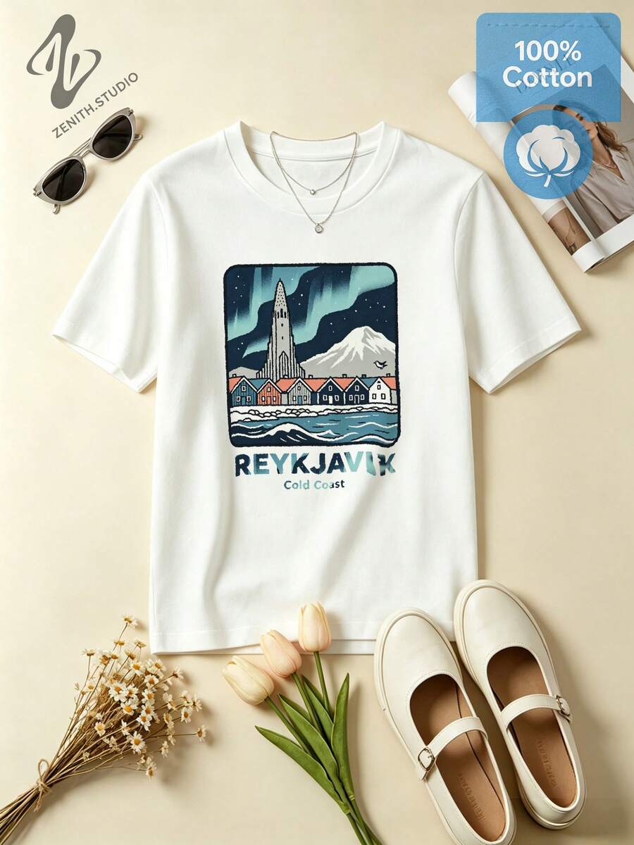 Women T-Shirts - White - View 1