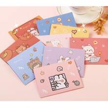 20PCS/Cartoon Cute Ins Student Card Message Blessing Card Holiday Birthday Envelope Greeting Card Can Add Blessings - Greeting Card - View 1