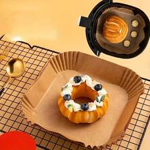 Air Fryer Parchment Paper Liners, Oil-Absorbent Baking Mat For Oven, Heat-Resistant Square Silicone Oil Paper For Food, Home Use - View 11