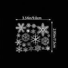 1件雪花金屬模切片，用於卡片製作的金屬切割模具，適合剪貼簿紙藝手工 DIY 壓花 - MC1129 - 查看 4