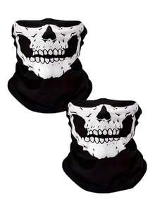 1 buah/2 buah/3 buah Masker Balaclava Wajah Tengkorak Lucu Unisex untuk Semua Musim, Cocok untuk Bersepeda Sehari-hari, Pesta, Aktivitas Luar Ruangan, dan Masker Ski - beraneka warna - View 12
