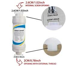 家用淨水設備 水龍頭濾水器 淨水器 廚房前置濾水器 濾芯 宿舍通用水濾器 易安裝 蓮蓬頭濾水器 浴室熱水器前置濾水器 宿舍水龍頭蓮蓬頭通用濾芯 - 水龍頭過濾器 - 查看 7