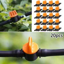 10Pcs Hose Valve Garden Tap Connectors For Drip Irrigation System, 4/7mm Water Flow Control Fittings - Control Valve - View 1