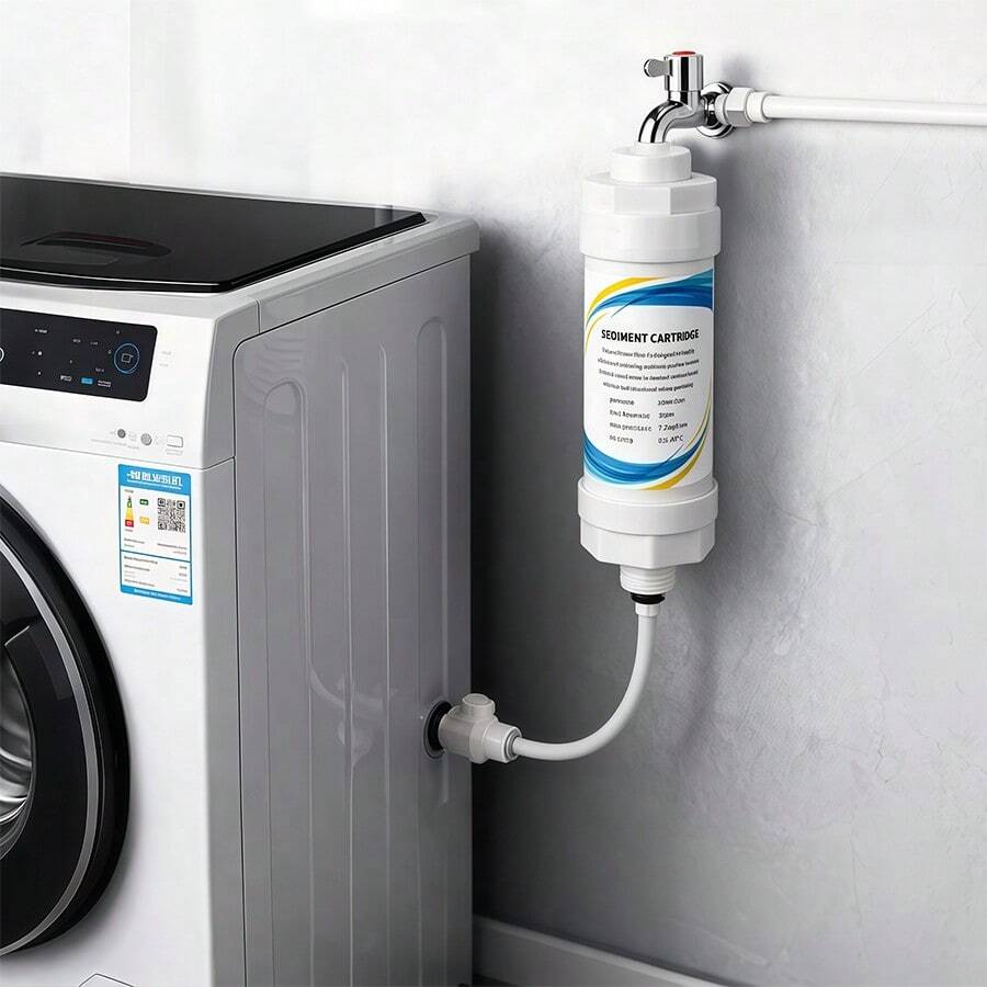家用淨水設備 水龍頭濾水器 淨水器 廚房前置濾水器 濾芯 宿舍通用水濾器 易安裝 蓮蓬頭濾水器 浴室熱水器前置濾水器 宿舍水龍頭蓮蓬頭通用濾芯 - 水龍頭過濾器 - 查看 1