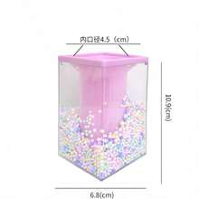 Colorful Square/Round Foam Pen Holder Student Gift Learning Stationery Desktop Storage Pen Holder Back To School Essential, First Day Of School - Multicolor - View 15