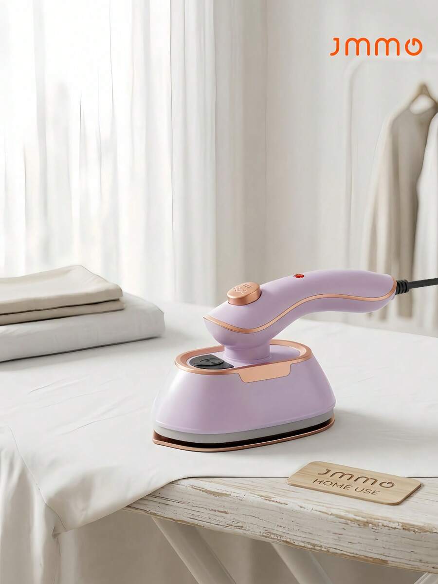 JMMO Handheld Portable Garment Steamer With EU Plug, Mini Travel Steam Iron For Clothes, Fast Heat-Up Fabric Wrinkle Remover Handheld Clothing Iron For Home Business Trip Vacation - EU E Type Plug(220-240V) - View 1