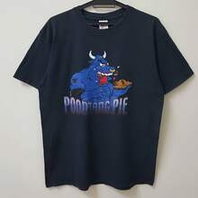 Vintage 2000 THE ROCK Poontangs Pie Wrestling T-Shirt Seltenes Design - Form - Übersicht 1